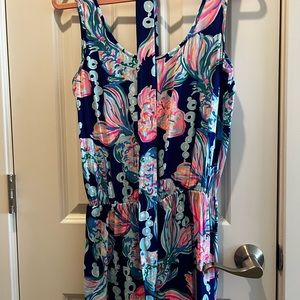 Lilly Pulitzer silk romper, Size Small